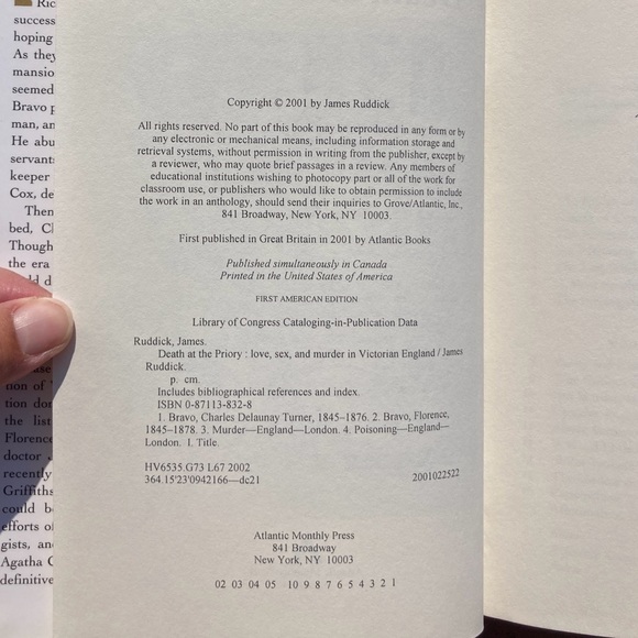 Death at the Priory Sex Love and Murder in Victorian England Biography - Picture 11 of 13